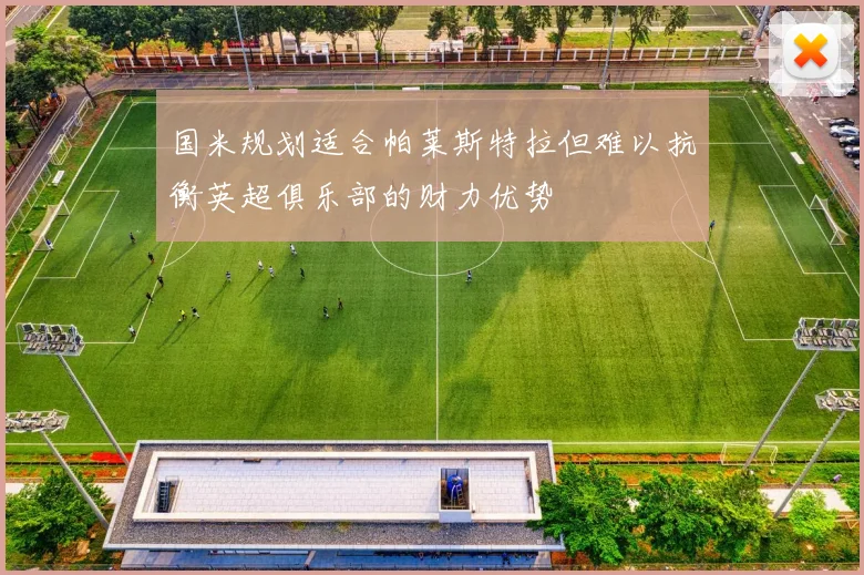 国米规划适合帕莱斯特拉但难以抗衡英超俱乐部的财力优势